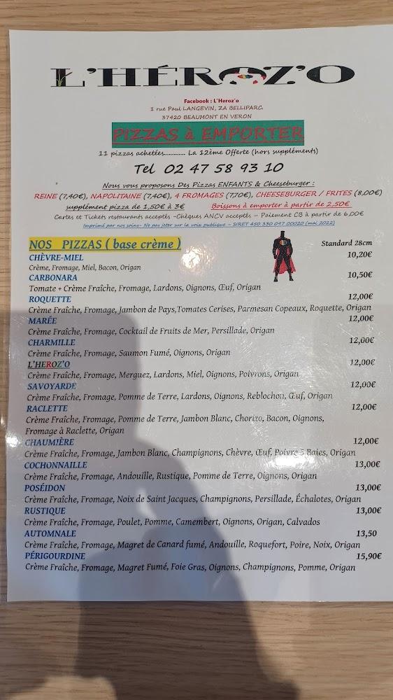 L'Héroz'o - Menu Image 1
